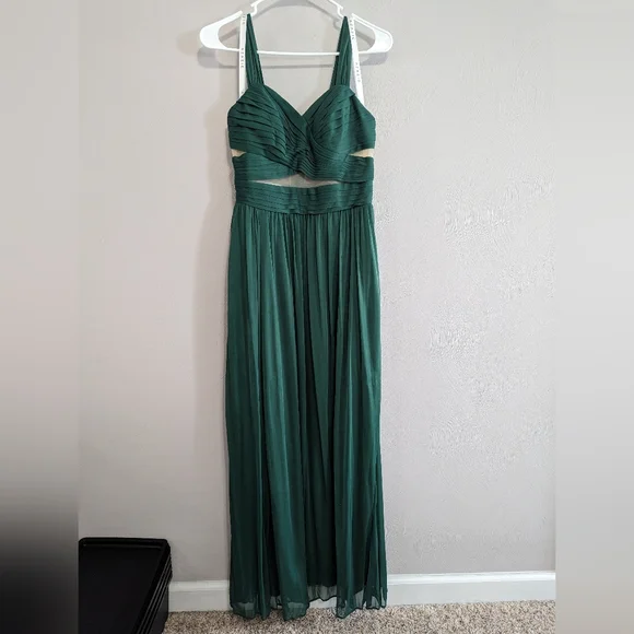 Azazie | Dresses | Azazie Jaida Dress In Dark Green Size A6 | Poshmark